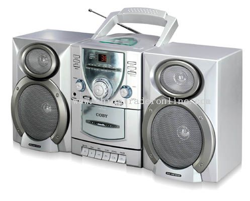 MINI HI-FI CD/STEREO CASSETTE PLAYER/RECORDER with AM/FM TUNER & DETACHABLE SPEAKERS
